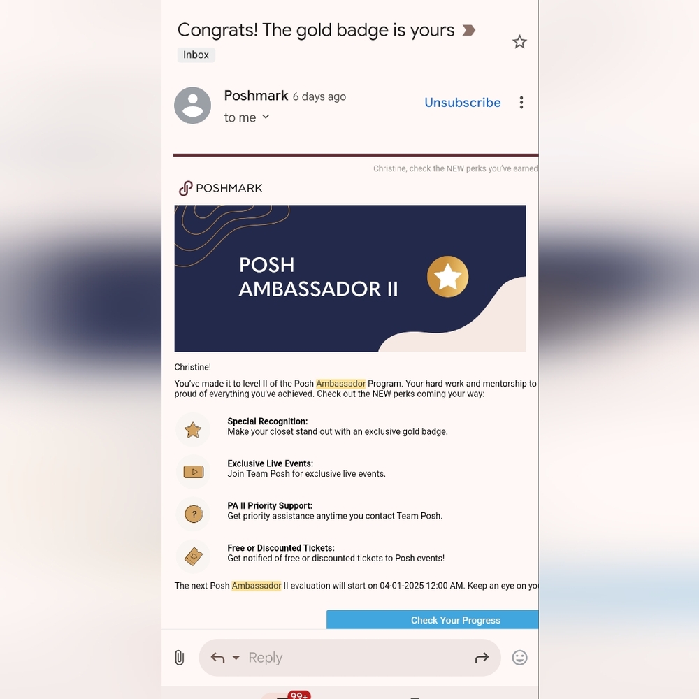 Poshmark Ambassador II Badge